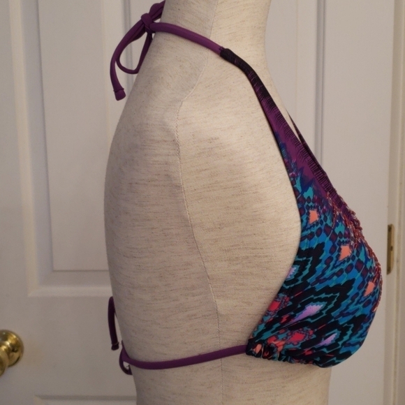 Purple Multicolored Bikini Top NWT - Picture 10 of 10